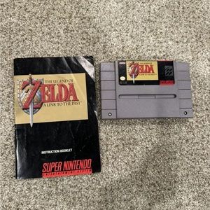 The Legend of Zelda A Link To The Past SNES Authentic GAME AND MANUAL ONLY